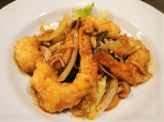 エビのピリ辛炒めの画像